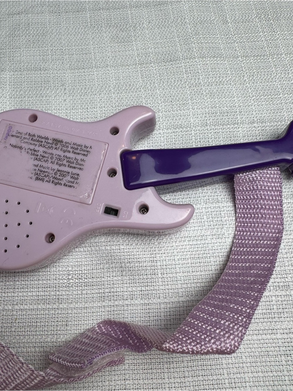Build a Bear Workshop BABW Hannah Montana Toy Guitar 3 songs - Picture 6 of 15